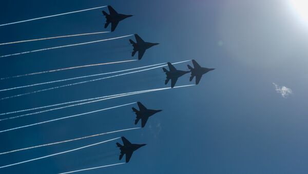 Caças da Força Aeroespacial da Rússia (foto de arquivo) - Sputnik Brasil