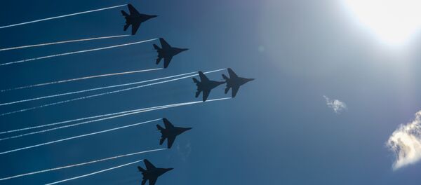 Caças da Força Aeroespacial da Rússia (foto de arquivo) - Sputnik Brasil