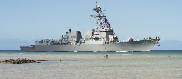 Destróier mais recente dos EUA, USS John Finn - Sputnik Brasil