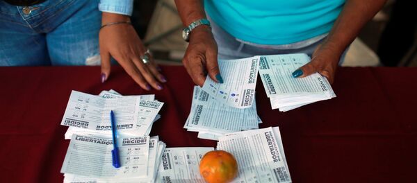 Local de votação em Caracas - Sputnik Brasil