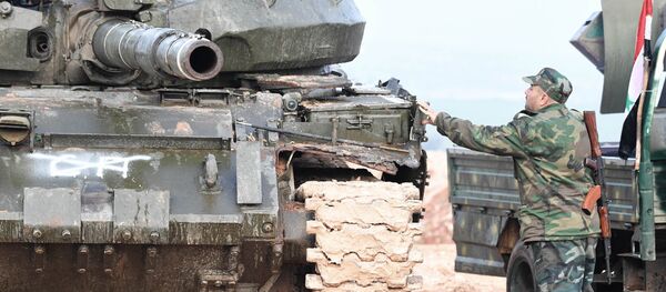 Tropas do Exército sírio (foto de arquivo) - Sputnik Brasil