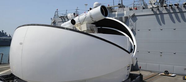 O sistema de armas de raio laser Laser Weapon System (LaWS) - Sputnik Brasil