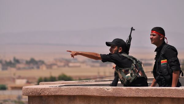 Curdos sírios do YPG (foto de arquivo) - Sputnik Brasil