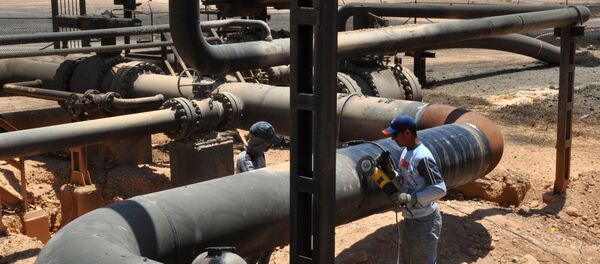 Jazida de gás Arak, província síria de Homs - Sputnik Brasil