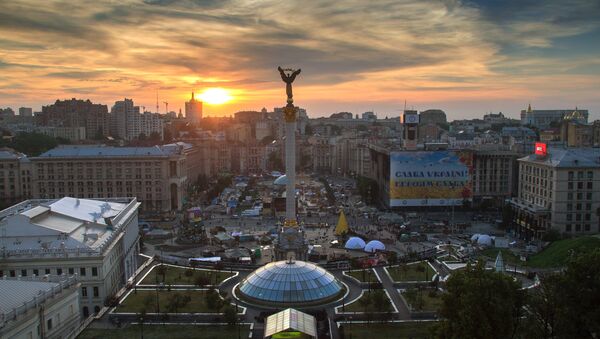 Praça de Independência (Maidan Nezalezhnosti) em Kiev, Ucrânia - Sputnik Brasil