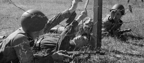 Soldados soviéticos durante a Segunda Guerra Mundial - Sputnik Brasil