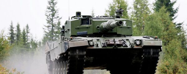 Tanque norueguês Leopard 2 A4 NO - Sputnik Brasil