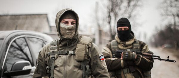 Milicianos de Donbass (foto de arquivo) Milicianos de Donbass (foto de arquivo) - Sputnik Brasil