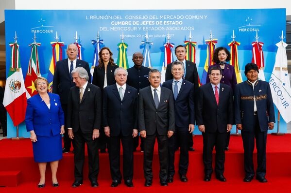 Foto oficial da Cúpula do Mercosul - Sputnik Brasil