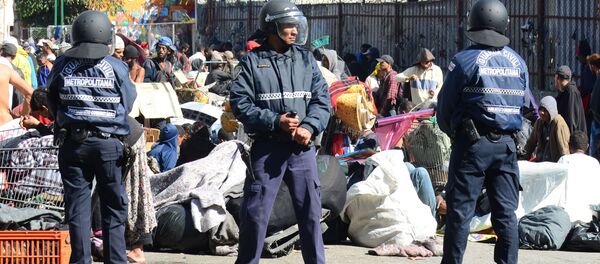 Guarda Civil Metropolitana de São Paulo na Cracolândia, entre a Avenida Cleveland e rua Helvétia - Sputnik Brasil