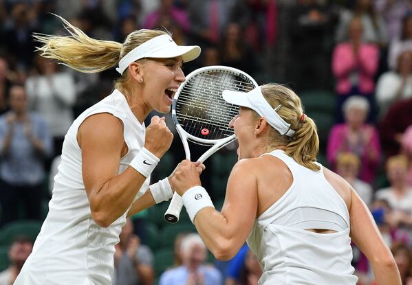 Tenistas russas no Torneio de Wimbledon de 2017 - Sputnik Brasil