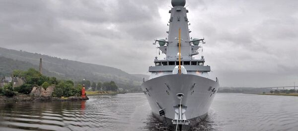 Destróier HMS Duncan, foto de arquivo Destróier HMS Duncan, foto de arquivo - Sputnik Brasil