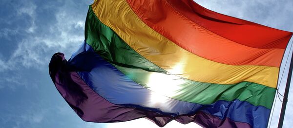 Rainbow flag and blue skies - Sputnik Brasil