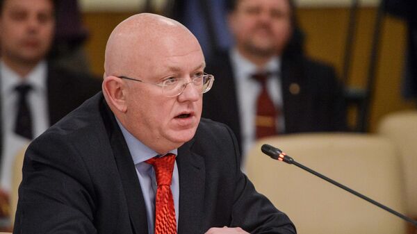 Vasily Nebenzya, embaixador russo nas Nações Unidas (foto de arquivo) - Sputnik Brasil