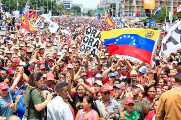 Manifestação de encerramento da campanha por uma nova constituinte em Caracas, na Venezuela - Sputnik Brasil