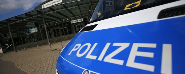 Um carro da polícia alemã - Sputnik Brasil