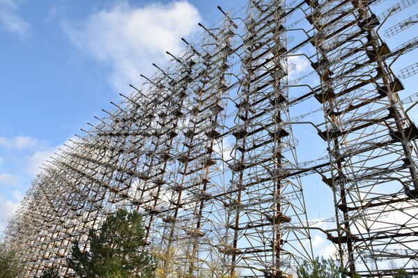 A estação de radar Duga em Chernobyl - Sputnik Brasil