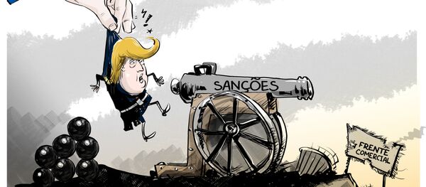 Sem querer, Trump se empenha na guerra das sanções - Sputnik Brasil