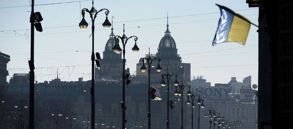 A rua Kreschatik, em Kiev (foto de arquivo) - Sputnik Brasil