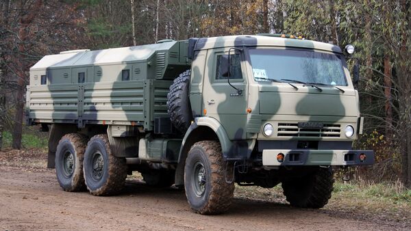 Um Kamaz 5350 (foto de arquivo) - Sputnik Brasil