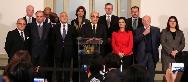 Chanceleres das Américas se reuniram na capital peruana para discutir a crise venezuelana Chanceleres das Américas se reuniram na capital peruana para discutir a crise venezuelana - Sputnik Brasil