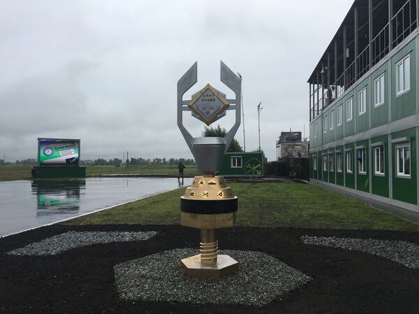 O polígono do Instituto de Engenharia de Veículos Blindados de Omsk - Sputnik Brasil