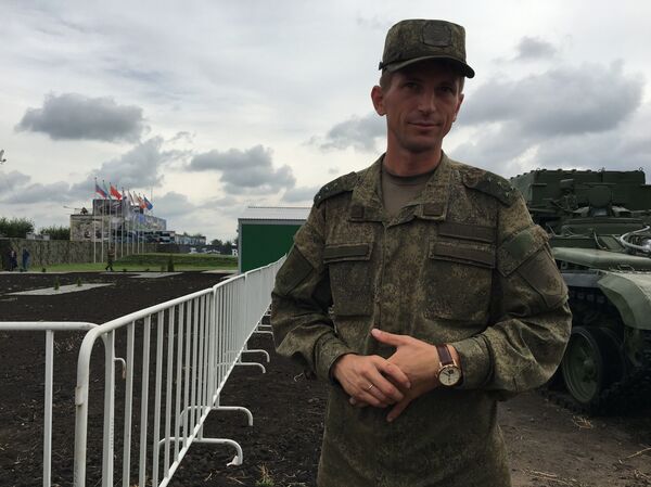 Aleksei Panin, comandante da equipe russa no concurso Rembat 2017  - Sputnik Brasil