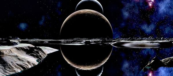 Dois planetas e sua Estrela (trabalho artístico) - Sputnik Brasil