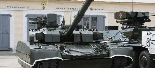 Tanque Oplot das Forças Armadas ucranianas (foto de arquivo) Tanque Oplot das Forças Armadas ucranianas (foto de arquivo) - Sputnik Brasil