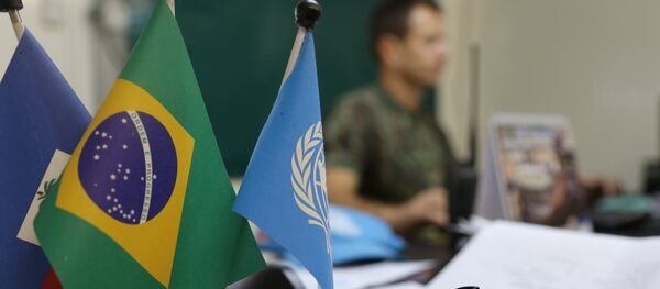 Escritório da missão MINUSTAH no Haiti Escritório da missão MINUSTAH no Haiti - Sputnik Brasil