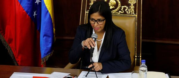 Delcy Rodriguez, presidente da Assembleia Nacional Constituinte - Sputnik Brasil