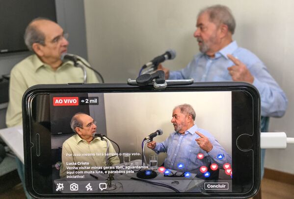 Petista fala com Mario Kertész, na rádio Metrópole, em Salvador - Sputnik Brasil