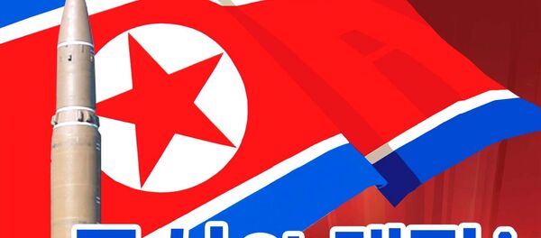 O cartaz A resposta da Coreia O cartaz A resposta da Coreia - Sputnik Brasil