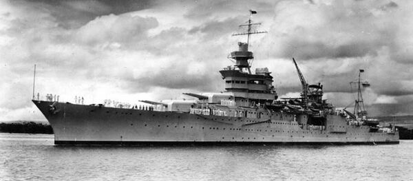 USS Indianapolis em Pearl Harbor em 1937 - Sputnik Brasil