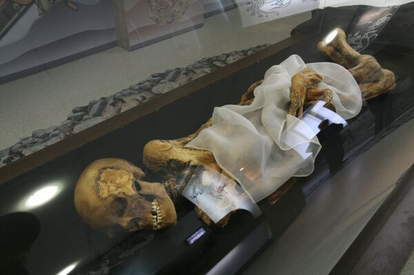 Múmia da Princesa de Altai (foto archivo) - Sputnik Brasil