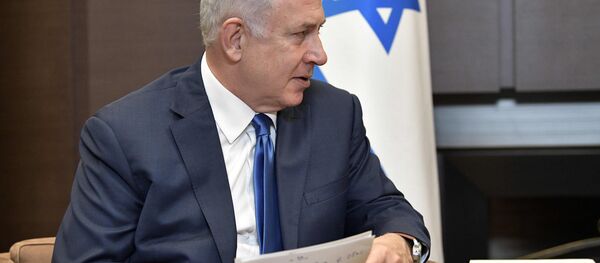Primeiro-ministro israelense Benjamin Netanyahu durante o encontro com Vladimir Putin, 23 de agosto de 2017 - Sputnik Brasil