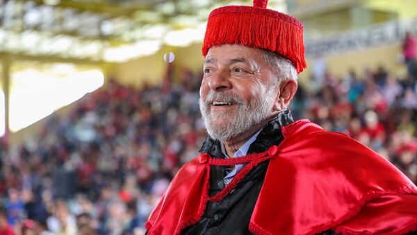 Ex-presidente Lula, do Brasil, na Universidade Estadual de Alagoas, em Arapiraca - Sputnik Brasil