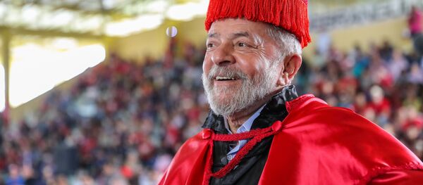 Ex-presidente Lula, do Brasil, na Universidade Estadual de Alagoas, em Arapiraca - Sputnik Brasil