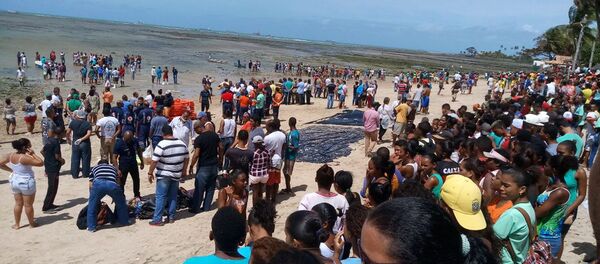 Resgate das vítimas do naufrágio na Baía de Todos-os-Santos - Sputnik Brasil