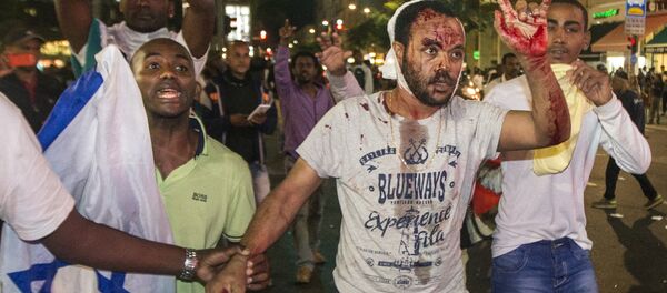 Manifestação de judeus etíopes contra o racismo e a violência policial em Tel Aviv - Sputnik Brasil