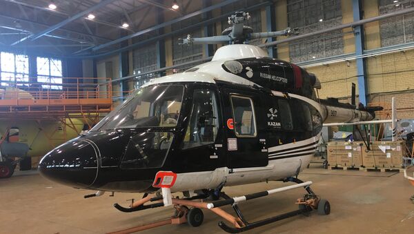 Helicóptero Ansat montado na fábrica de Kazan - Sputnik Brasil