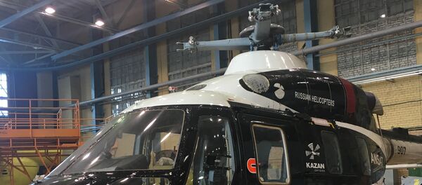 Helicóptero Ansat montado na fábrica de Kazan Helicóptero Ansat montado na fábrica de Kazan - Sputnik Brasil