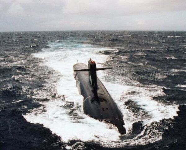 Submarino francês Le Téméraire da classe Le Triomphant - Sputnik Brasil