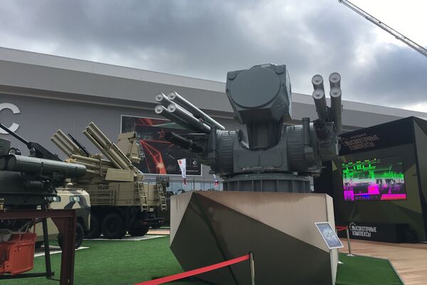 Versão naval do famoso sistema de defesa antiaérea de curto alcance, Pantsir-ME, na exposição EXÉRCITO 2017 Versão naval do famoso sistema de defesa antiaérea de curto alcance, Pantsir-ME, na exposição EXÉRCITO 2017 - Sputnik Brasil