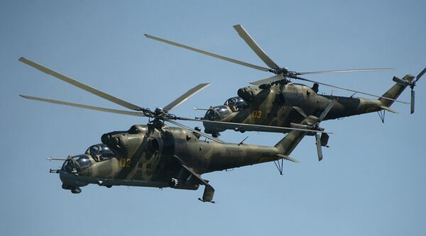 Helicópteros Mi-24 russos podem 'integrar' Força Aérea dos EUA - Sputnik Brasil