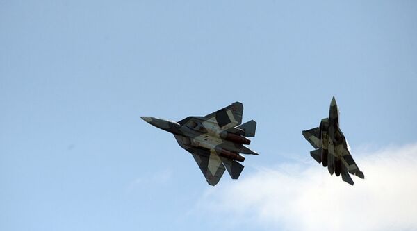 Caças Sukhoi T-50 - Sputnik Brasil