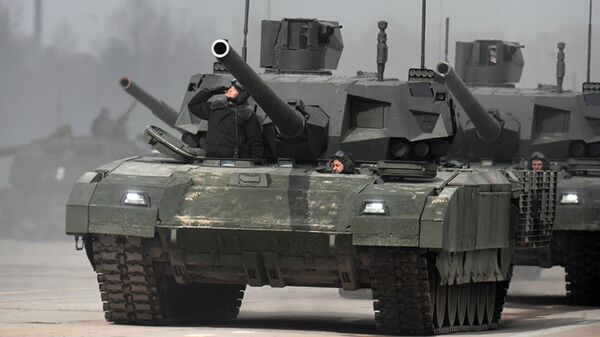 Tanque russo T-14 Armata - Sputnik Brasil