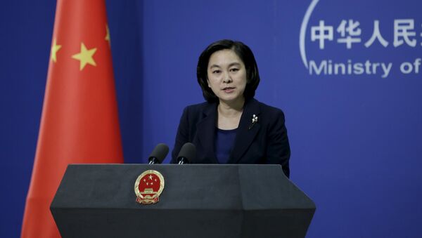 Hua Chunying, a porta-voz do Ministério das Relações Exteriores da China - Sputnik Brasil