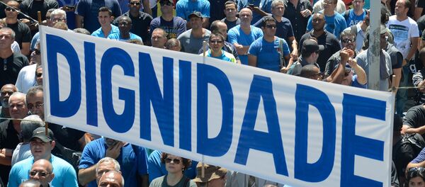 Servidores  federais e estaduais preparam manifestação em frente à Alerj no Rio - Sputnik Brasil