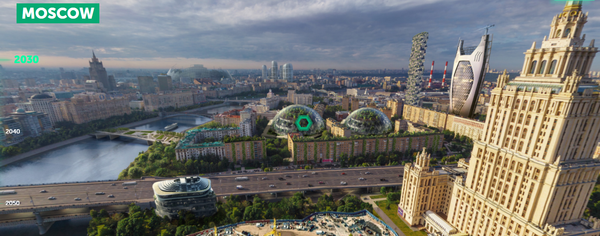 Moscou na década de 2030, segundo imagina o portal Earth 2050 - Sputnik Brasil